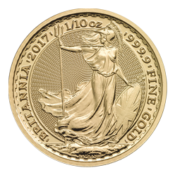 2017 1/10th Gold Britannia Coin