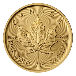 2017 1/10th Maple Leaf Gold Coin