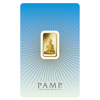 5g Gold Bar | PAMP 'Faith' Buddha