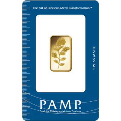 10g Gold Bar | PAMP Rosa Certicard