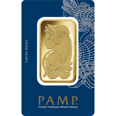 50g Gold Bar | PAMP Fortuna Veriscan