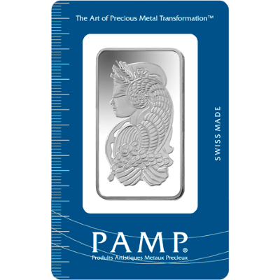 50g Silver Bar | PAMP Fortuna