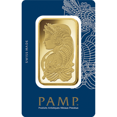 5 Tola Gold Bar - PAMP Suisse Lady Fortuna Veriscan