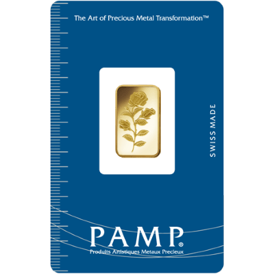 5g Gold Bar | PAMP Rosa