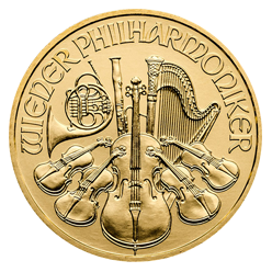 2017 1/4 Austrian Philharmonic Gold Coin