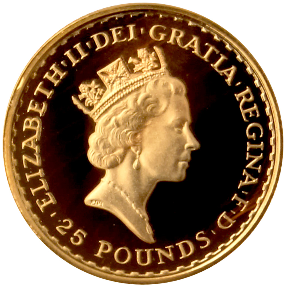 1987 Proof Gold Britannia 1/4oz