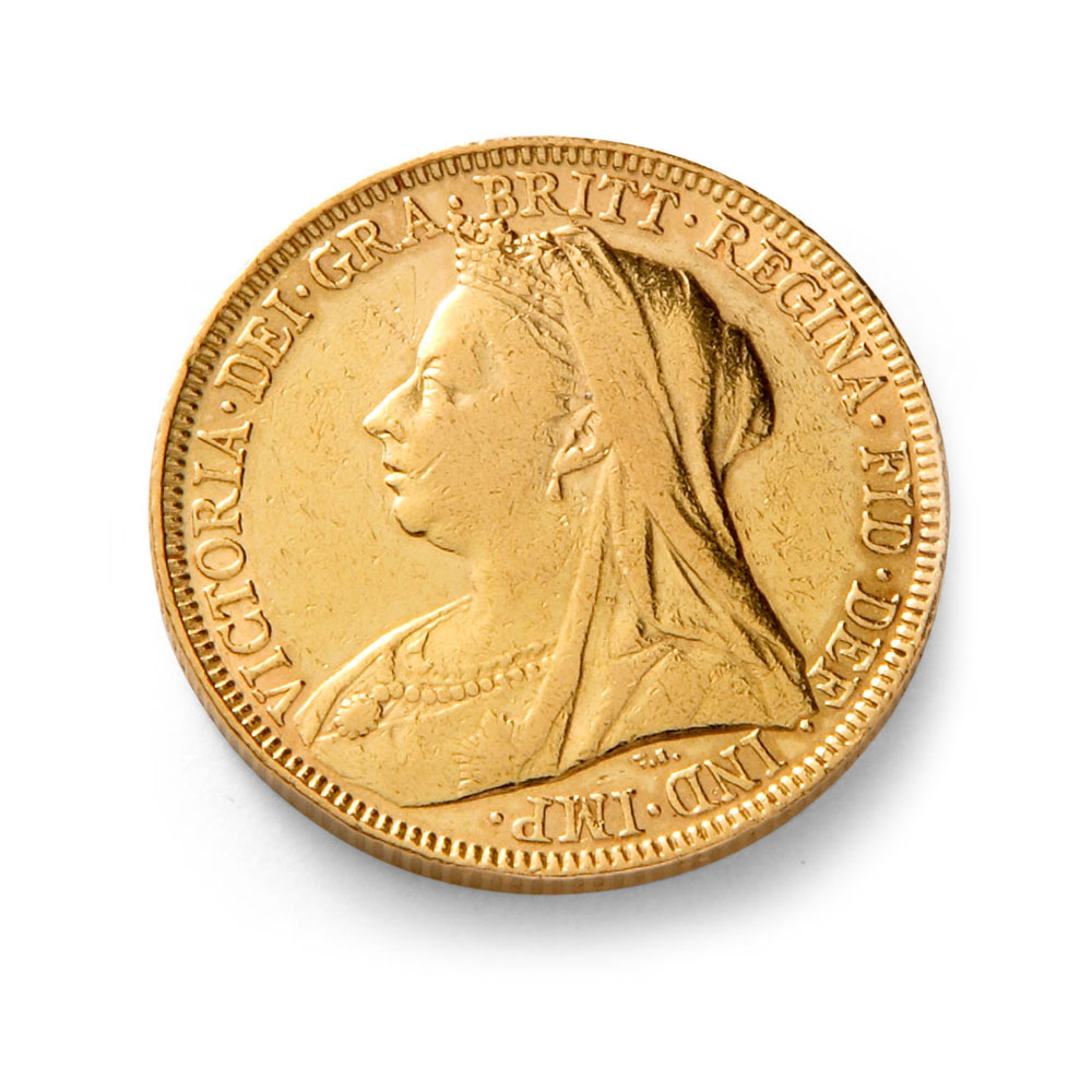 Half Sovereign (Queen Victoria Veiled Head)