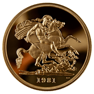 Full Sovereign 1981 Elizabeth II Decimal Proof Gold Coin