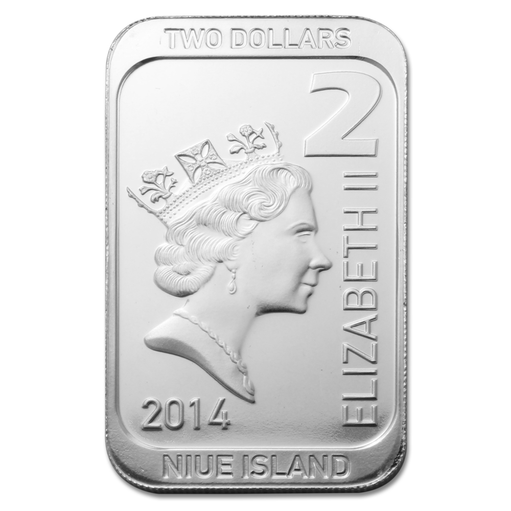 Scottsdale 'The One' Lion King Bar 1oz .999 Fine Silver Bullion Coin, ANACS