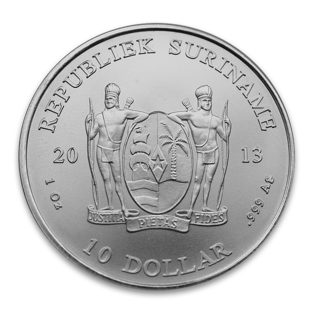 Suriname 1oz Silver Coin