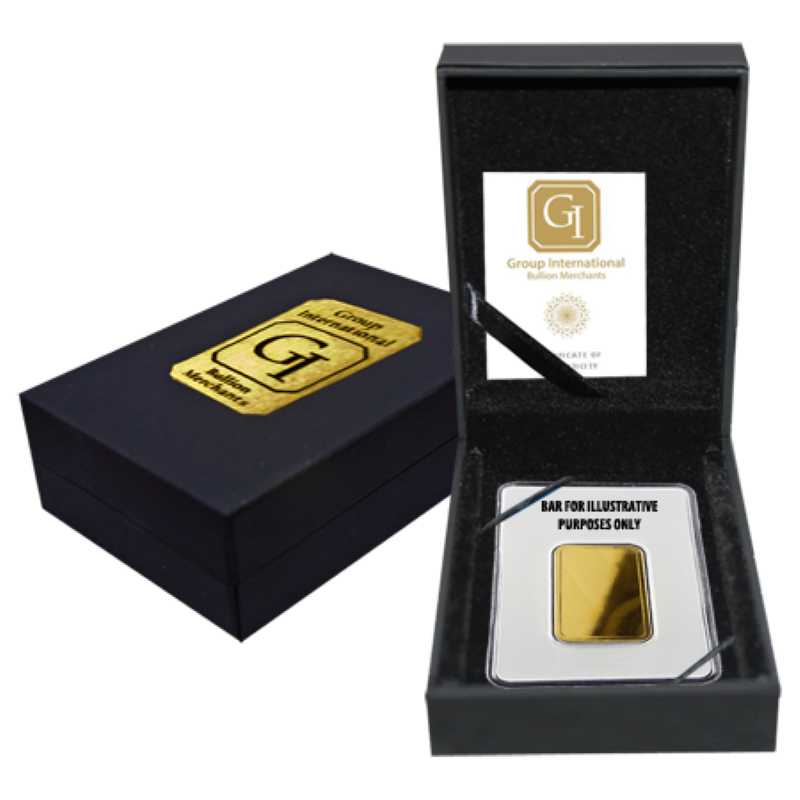 Bullion Bar Display Box (Black)