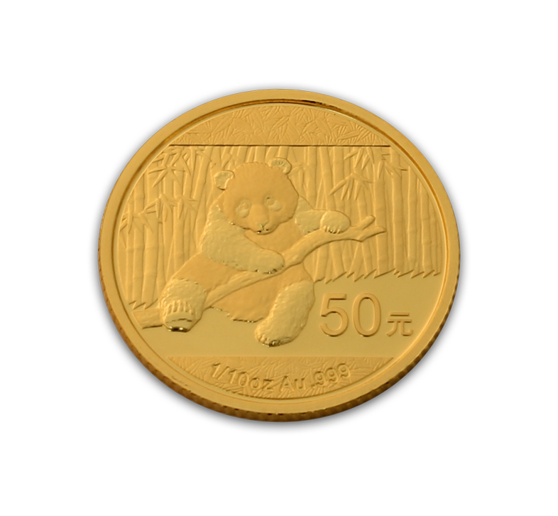 2014 1/10th oz Chinese Panda Gold Coin