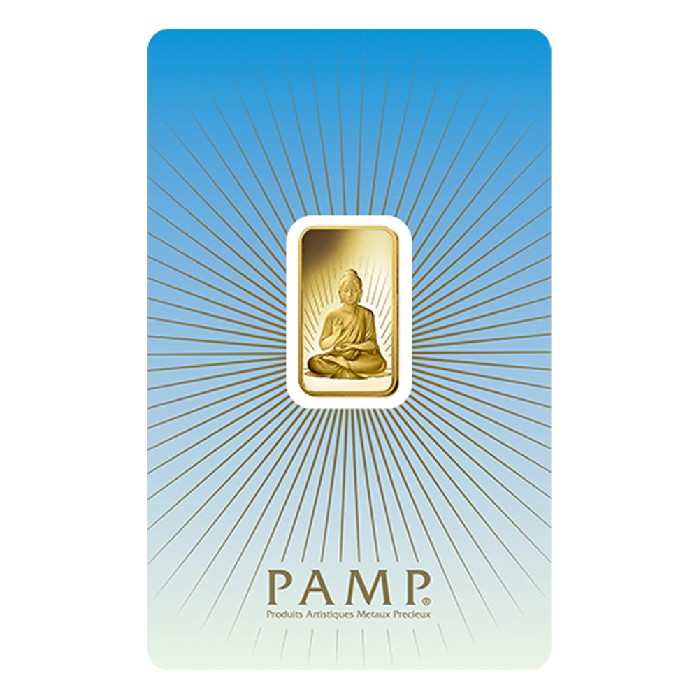 10g Gold Bar | PAMP 'Faith' Buddha