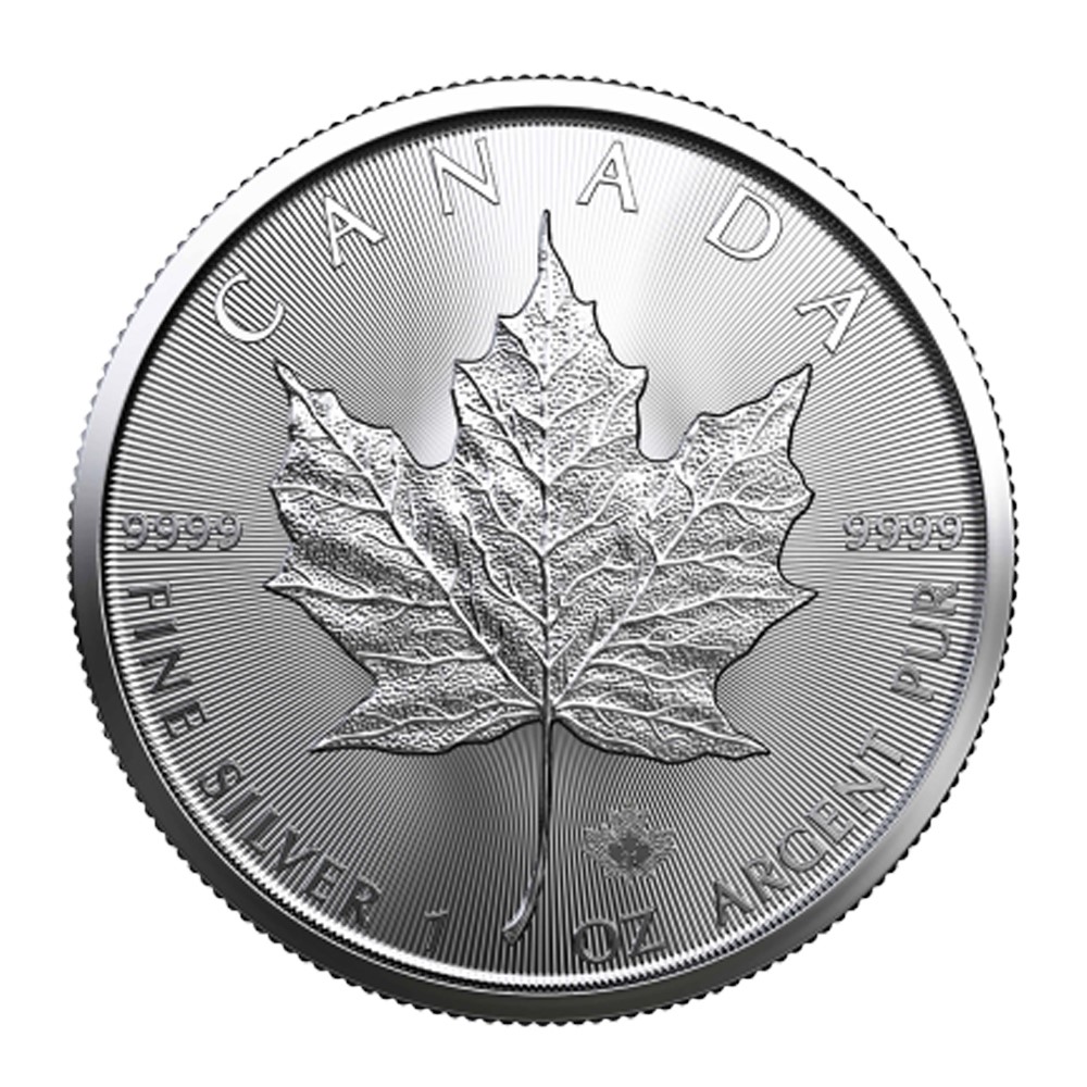 2021 1oz Canadian Maple Leaf Silver Coin