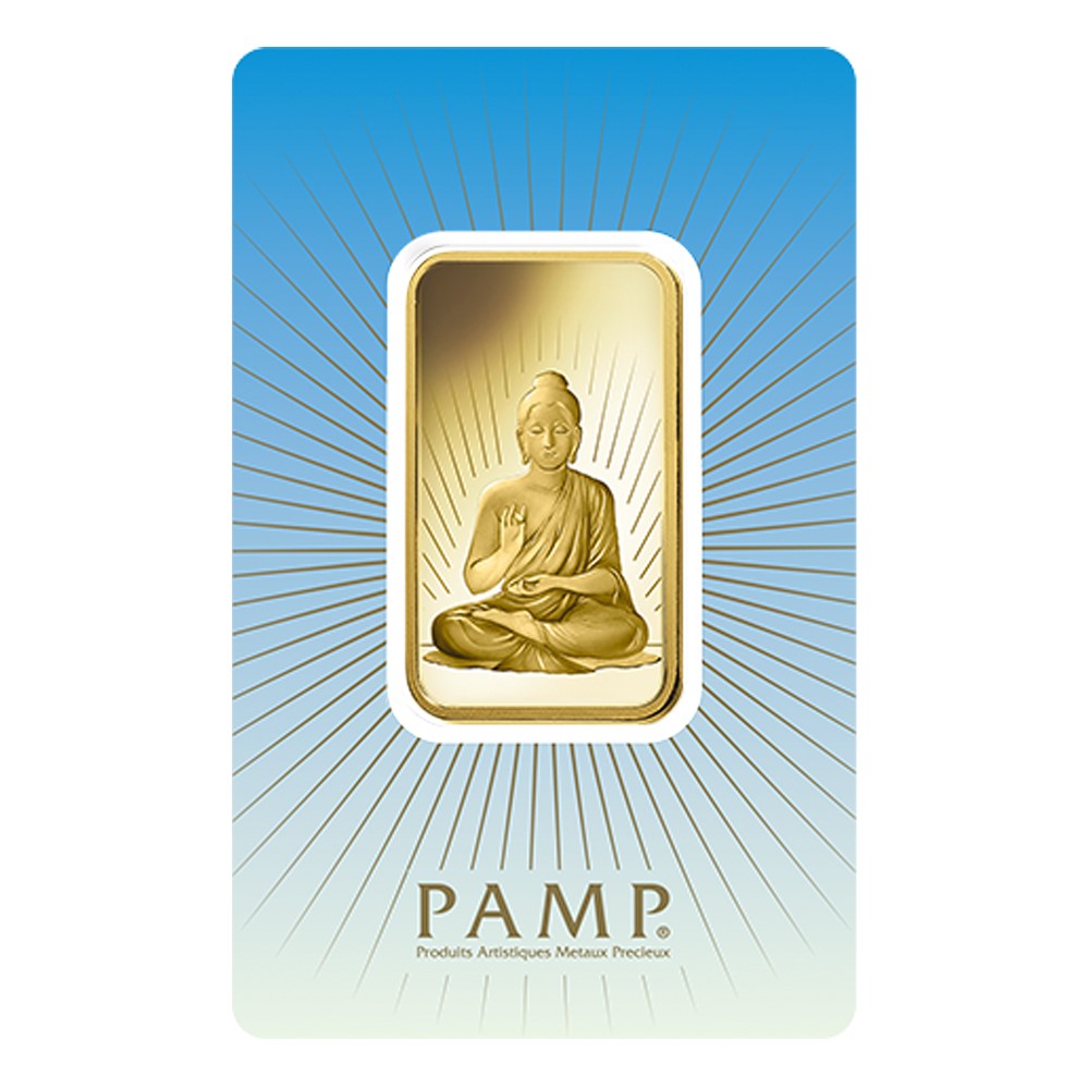 PAMP 'Faith' Buddha 1oz Gold Bar