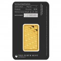 1oz Gold Bar Black Certicard | Perth Mint