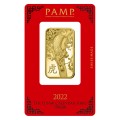 2022 1oz Lunar Tiger Gold Bar | Certicard | PAMP Suisse