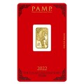 2022 5g Lunar Tiger Gold Bar | Certicard | PAMP Suisse