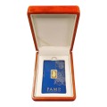 2.5g Gold Fortuna Bar In Premium Display Box I PAMP Suisse