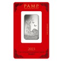 2023 10g Lunar Rabbit Silver Bar | Certicard | PAMP Suisse 