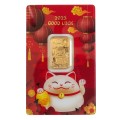 2023 5g Good Luck in the New Year Gold Bar in Blister | PAMP Suisse