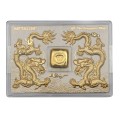 1oz Gold Cast Bar In Dragon Case | Metalor Singapore