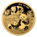 2025 30g Gold Panda Coin | China Mint