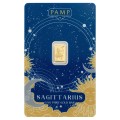 0.5g Zodiac Sagittarius Gold Bar | PAMP Suisse 