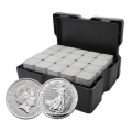 15.5kg Silver Britannia 2021 Monster Box by Royal Mint (500 Coins)