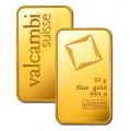 50g Gold Bar - Valcambi Certified