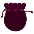 Small Red Velvet Coin Pouch