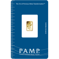 1g Gold Bar | PAMP Rosa