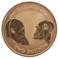 2009 Charles Darwin Ã‚Â£2 Proof Gold Coin