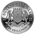 2017 1 oz Somalia Elephant Silver