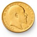 Gold Sovereign Coin (King Edward VII)