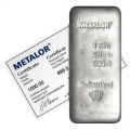 Metalor 1 Kilogram Silver Cast Bar