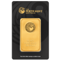 50g Gold Bar Black Certicard | Perth Mint
