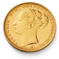 Gold Sovereign Coin (Victoria Young Head)