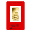 2019 1oz Gold Bar | PAMP Lunar Pig Certicard