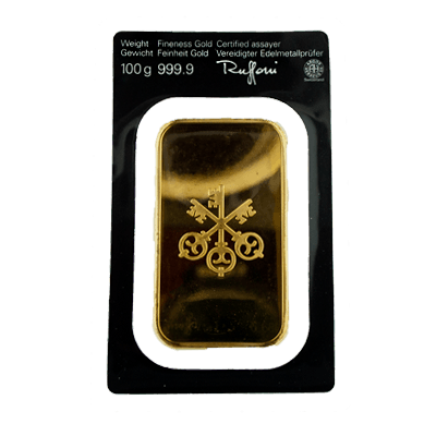 UBS 100g Minted Gold Bar