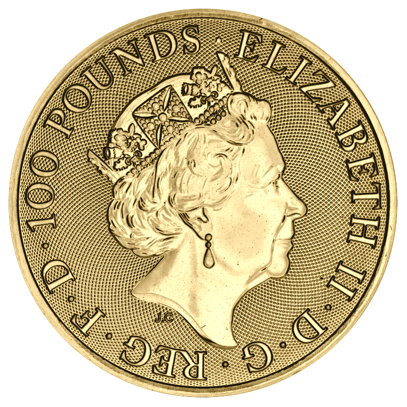 2018 Queen's Beasts Unicorn 1 Ounce Gold Coin