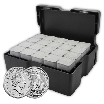 2015 Silver Britannia Monster Box (Royal Mint) 500 Coins