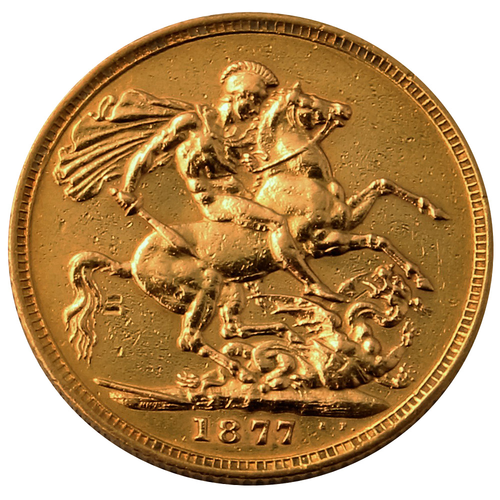 Gold Sovereign Coin (Victoria Young Head)