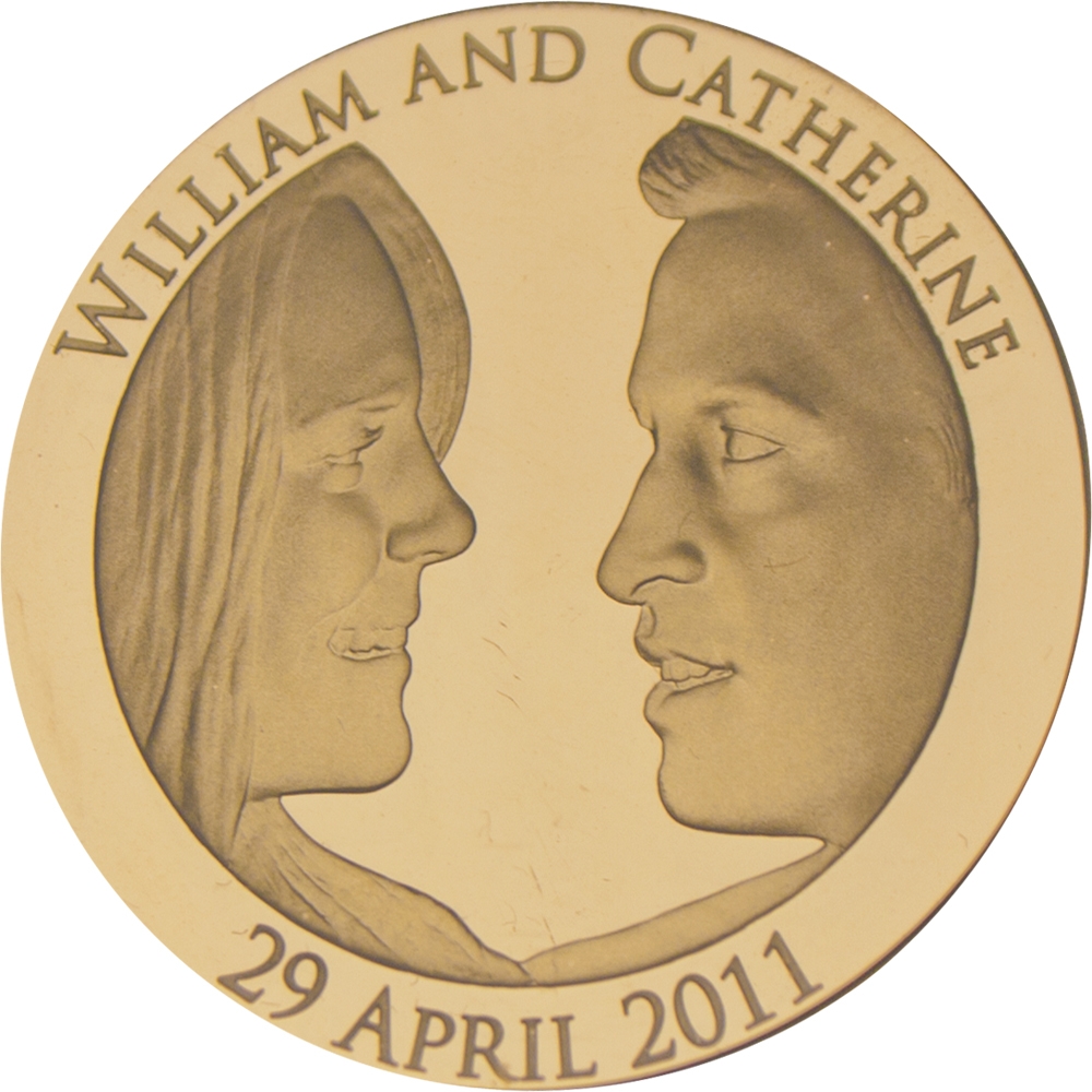 2011 William and Catherine Royal Wedding Gold Proof Coin