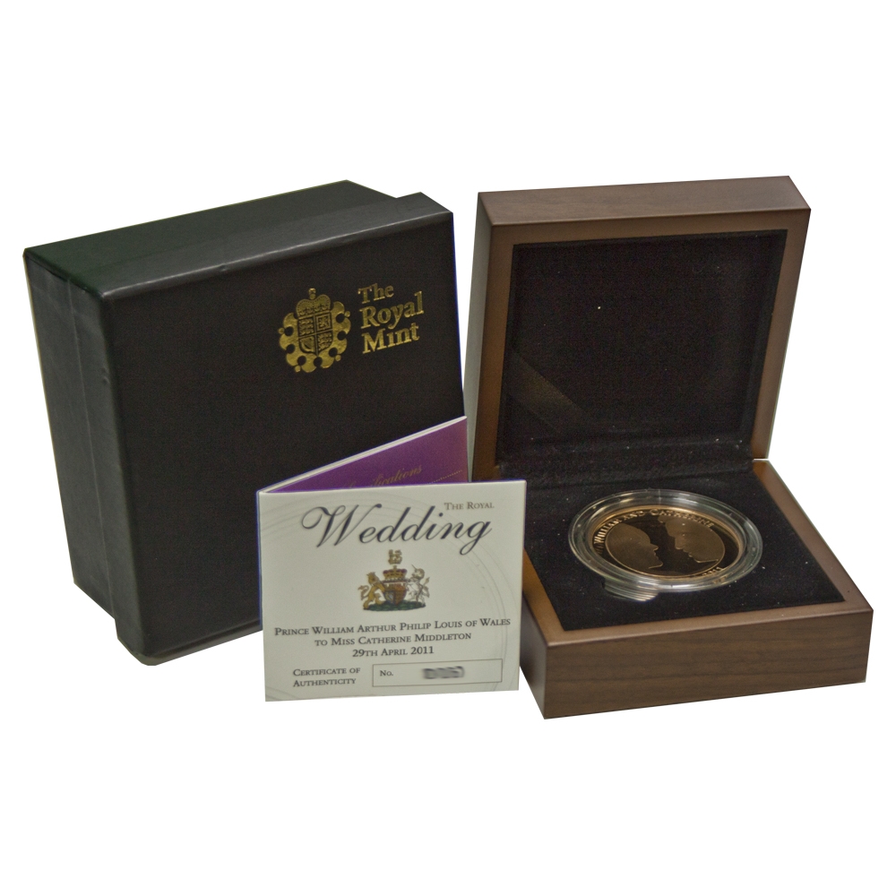 2011 William and Catherine Royal Wedding Gold Proof Coin