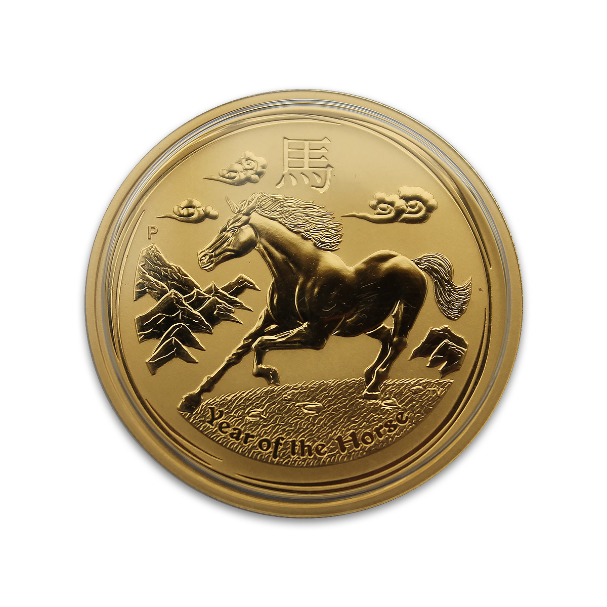 Download Perth Mint Lunar Year of the Horse 1/2 oz Gold Coin Yellowimages Mockups