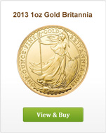 2013 1oz Gold Britannia Offer