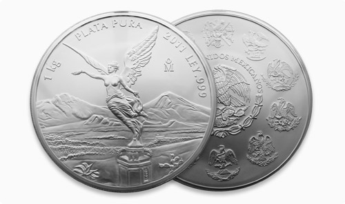 Mexican 1 kilogram Libretad Silver Bullion Coin