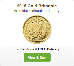 2015 Gold Britannias Now in Stock