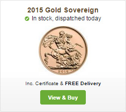 2015 Gold Sovereigns Now in Stock